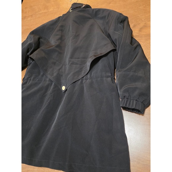Fleet Street Black‎ Petite Medium Lightweight Drape Front Utility Jacket size M - Picture 12 of 12